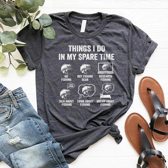 Funny Fishing Lover Shirt, Fishing T-shirt for Him, Fishing Gift for Men, Fishing Dad Gifts, Fisherman Dad Tee, Fishing Christmas Gift