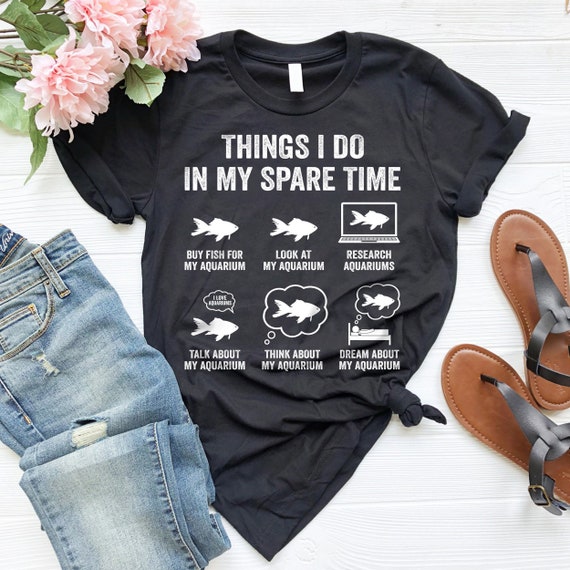 Grandpa Aquarium Lover Men's T-Shirt, Aquarium Owner Women's Tee, Father's Day Gifts For Men, Aquarium Gift From Wife, Husband Shirt For Him