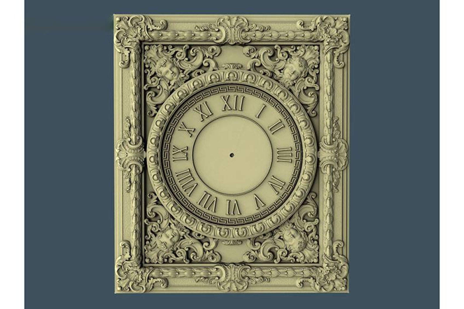 Clock samples CNC files CNC wood CNC wooden clock Etsy