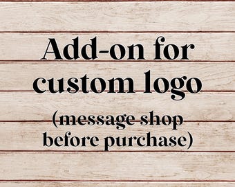 ADD-ON Fee for custom logo on CUSTOM It's a Great Day Mascot Sticker