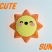 Cute Sun Papercraft 3D (wall Sculpture) Templates A4 - Etsy Canada