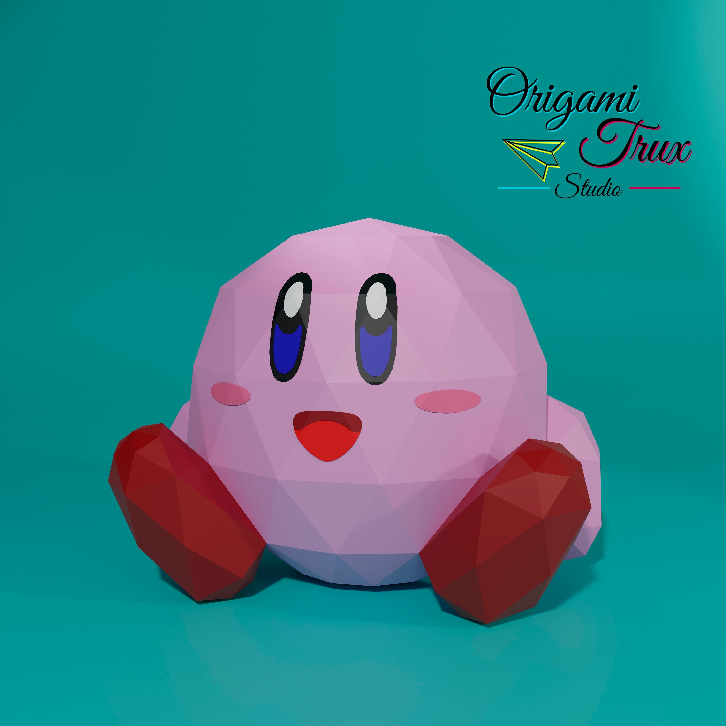 Kirby Papercraft Template A4 Etsy