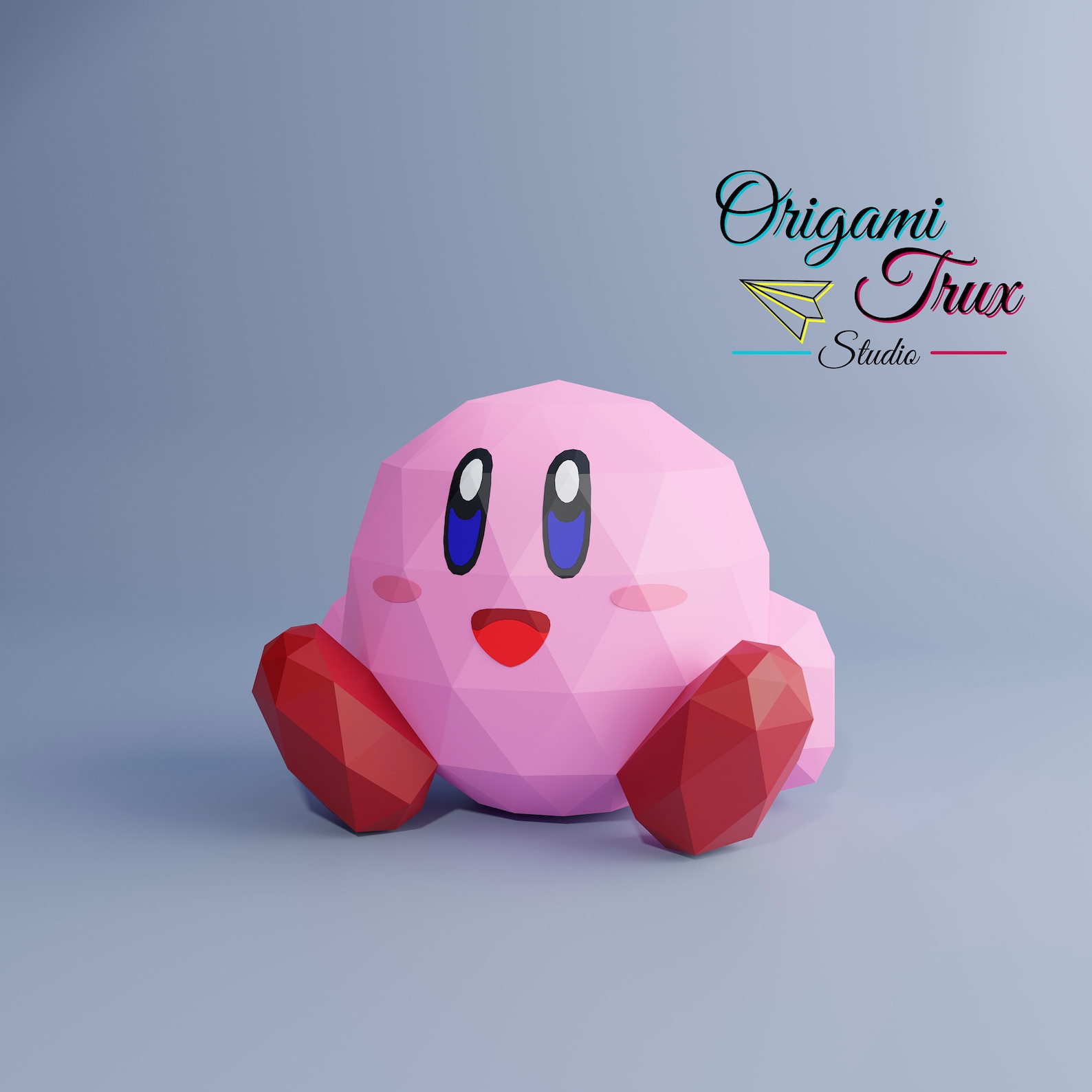 Kirby Papercraft Template A4 Etsy