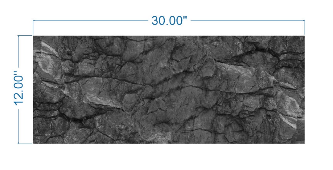 Aquarium Background Rock Wall Vinyl Graphic Adhesive AQ0028 Etsy