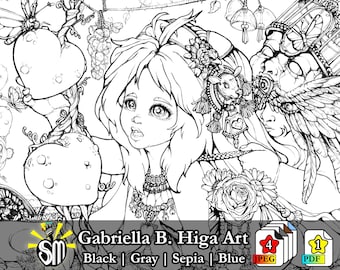 Romance Coloring Etsy