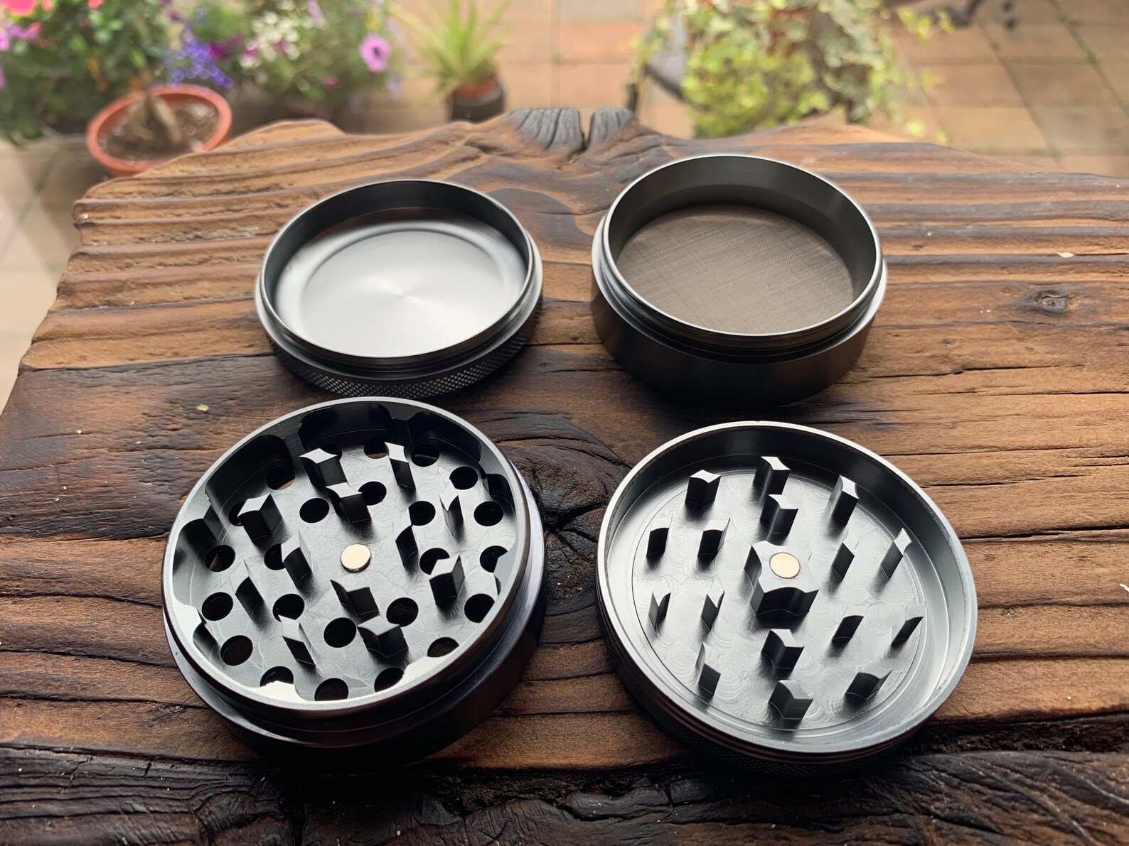 High Quality Herb Grinder with Kief Catcher 4 Piece Etsy