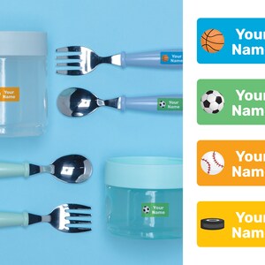 Sport 112 Benutzerdefinierte Mini-Namensetiketten, wasserdichte Etiketten, Kindergartenetiketten, Schuletiketten, Namensaufkleber, Flaschenetiketten, Lageretiketten, benutzerdefinierte Etiketten