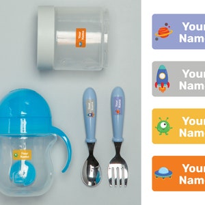 112 Mini benutzerdefinierte Namensetiketten, wasserdichte Etiketten, personalisierte Etiketten, Kindergartenetiketten, Schuletiketten, Flaschenetiketten, Schuhetiketten