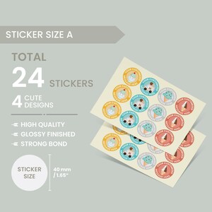 Ice Cream Stickers,Birthday Party Stickers,Party Favor labels,Custom Stickers,Party labels,Personalised Birthday Stickers,Baby Shower Labels Size A: 24 PCS