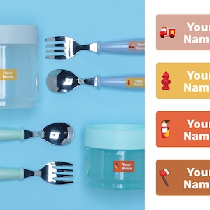 Feuerwehrmann 112 benutzerdefinierte Mini-Namensetiketten, wasserdichte Etiketten, Kindergartenetiketten, Schuletiketten, Namensaufkleber, Flaschenetiketten, Lageretiketten, benutzerdefinierte Etiketten