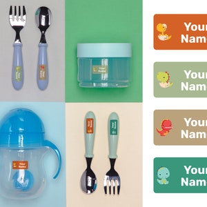 Dinosaurier 112 Benutzerdefinierte Mini-Namensetiketten, wasserdichte Etiketten, Kindergartenetiketten, Schuletiketten, Namensaufkleber, Flaschenetiketten, Lageretiketten, benutzerdefinierte Etiketten