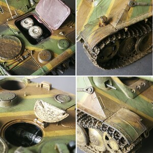 German Tank Destroyer Sd.kfz.173 Jagdpanther ausf.G1. WWII Military Model Series 1:35 scale. Fully assembled model. image 10