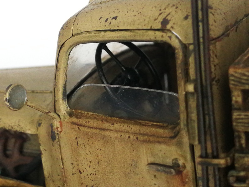 Tracteur Goso Mercedes Benz L4500 Tôle 1/43 – Avec 2 Remorques A209