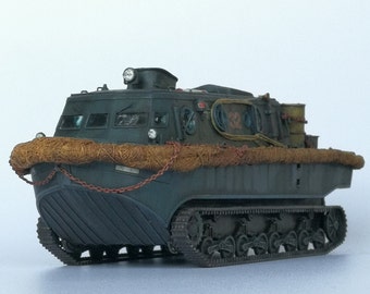 German Land-Wasser-Schlepper (LWS) Early Production. WWII Military Model Series 1:72 scale. Fully assembled model.