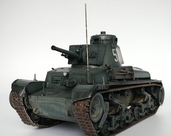 Light tank Škoda LT vz.35 / Pz.Kpfw.35(t) on Bulgarian Armed Forces. WWII Military Model Series 1:35 scale. Fully assembled model.