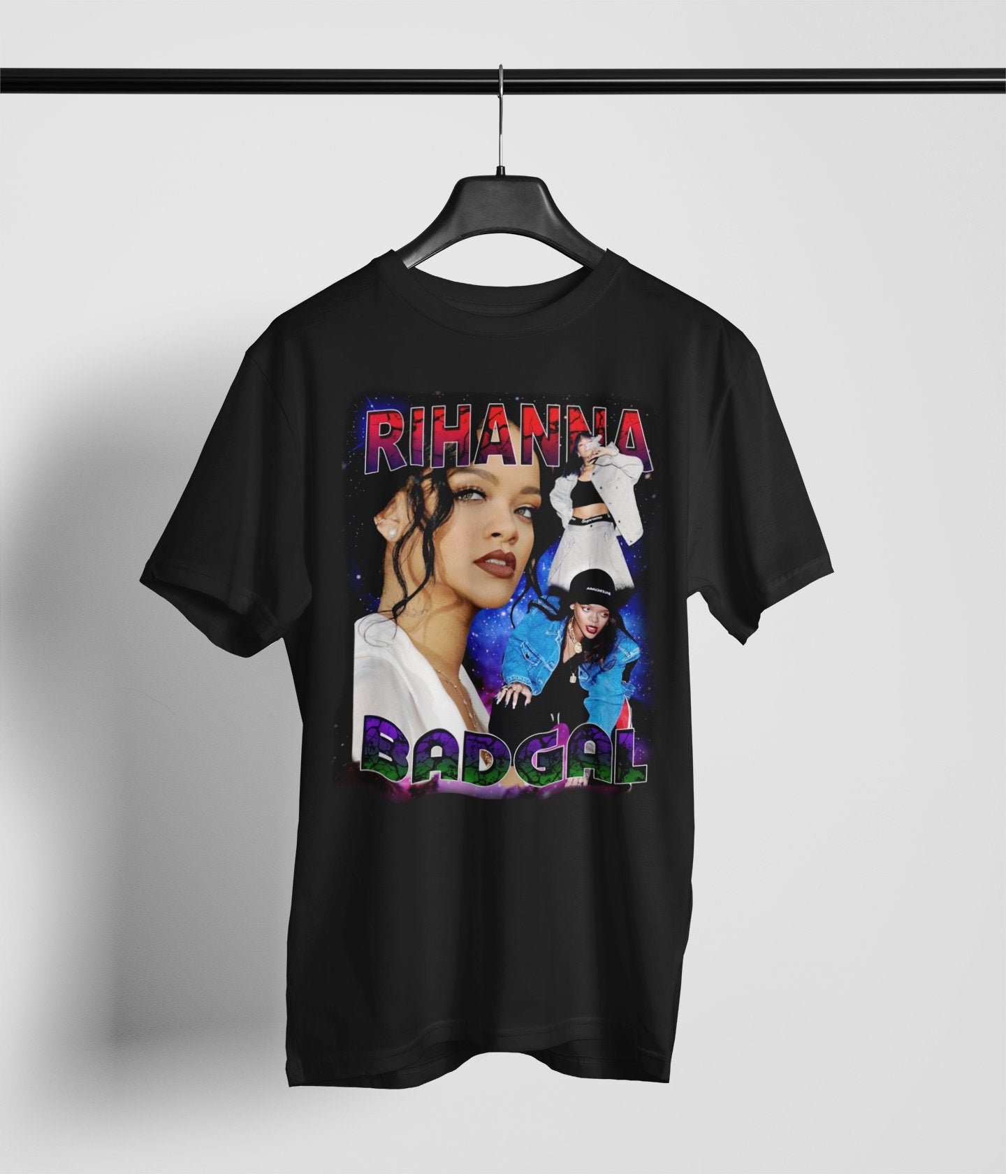 Rihanna Singer Hip-hop Vintage Inspired T Shirt 90s | Etsy