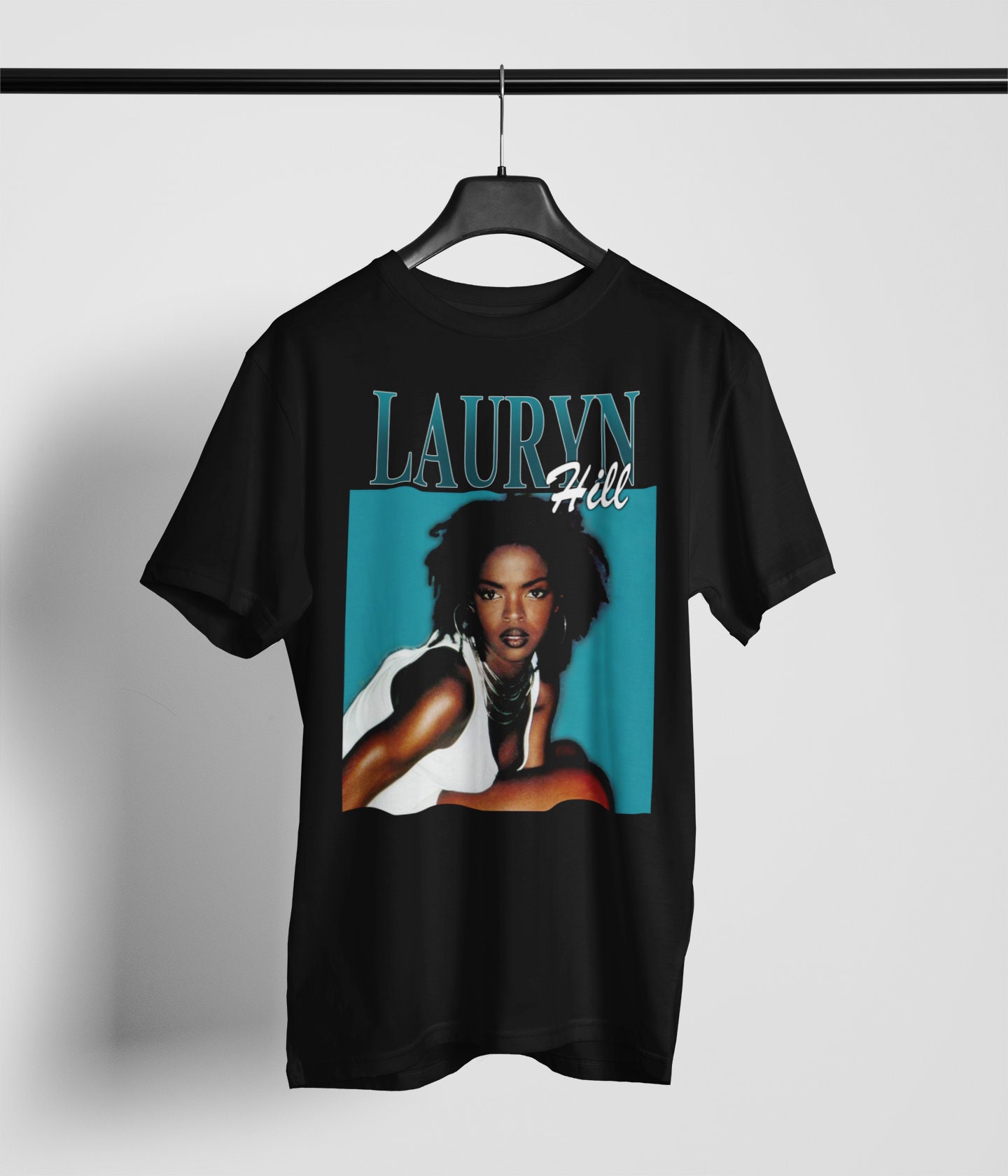 Discover Maglietta T-Shirt Rapper Lauryn Hill The Fugees Hiphop Gruppo Uomo Donna