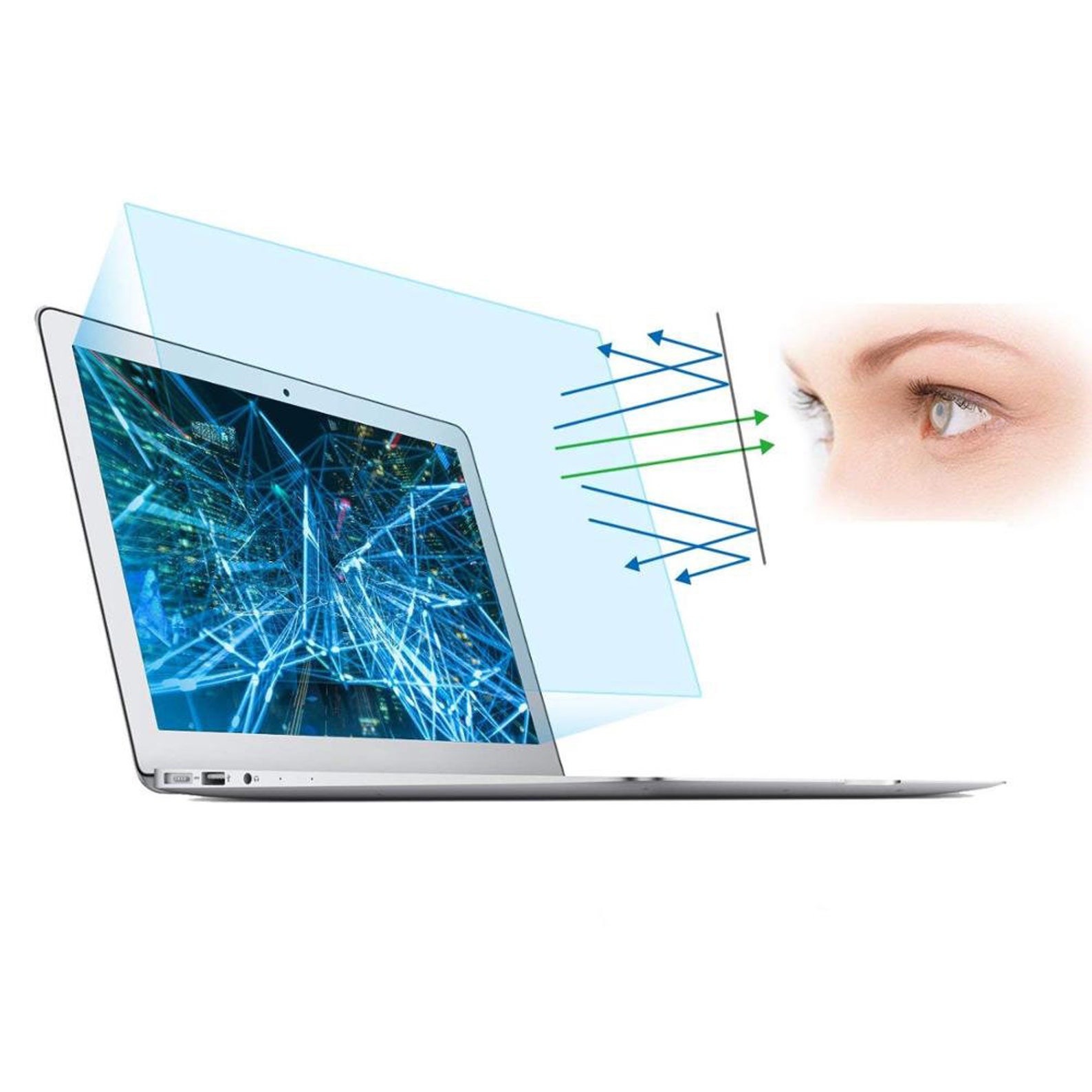 15.6 Inch Blue Light Laptop Screen Protector Anti Glare Anti | Etsy
