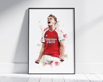 Flocage Odegaard #8 – Arsenal Domicile 2024/2025 – Version Coupe