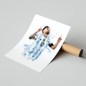 Lionel Messi - Argentina - Leyenda - Póster - Impresión