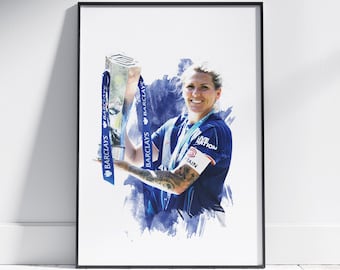 Millie Bright - 2024/25 - Trofeum - Plakat piłkarski - Wydruk piłkarski