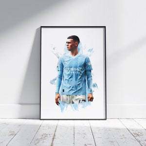 Phil Foden - 2023/2024 - Pôster - Impressão