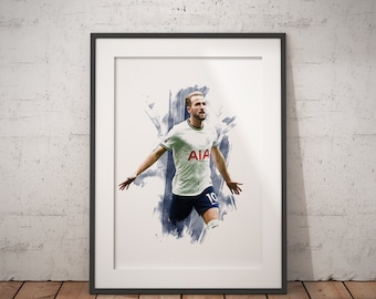Harry Kane - 2022/23 - Football Poster - Football Print