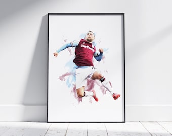 Jarrod Bowen - 2024/25 - Poster di calcio - Stampa di calcio