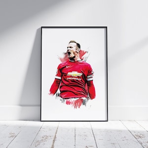 Wayne Rooney - Legend - Football Poster - Football Print