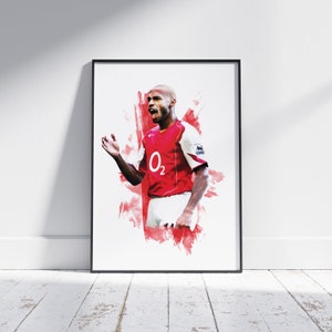 Thierry Henry - Legend - Football Poster - Football Print