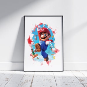 Mario - Super Mario Bros Film - Poster - Druck