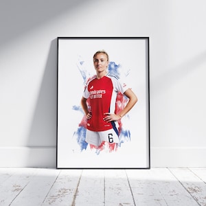 Leah Williamson - 2024/25 - Póster de fútbol - Impresión de fútbol