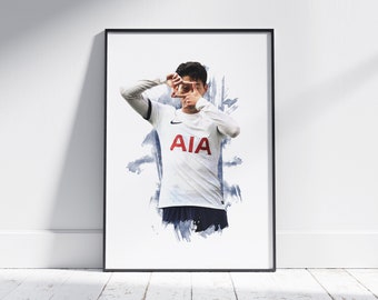 Tottenham Wallpaper 23/24 Son Heung-min 2023/24 Home Kit Digital