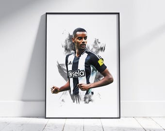 Alexander Isak - 2024/25 - Football Poster - Football Print