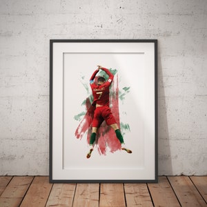 Cristiano Ronaldo - Portugal - Poster - Druck - Farbe