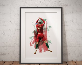 Cristiano Ronaldo - Portugal - Digital Poster - Digital Print