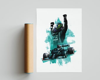Lewis Hamilton - F1 - Poster - Print