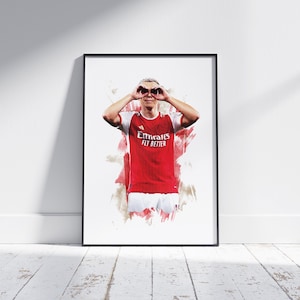 Leandro Trossard - 2023/24 - thuistenue - voetbalposter - voetbalprint