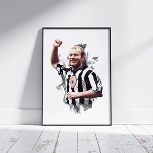 Alan Shearer - Legende - Football Poster - Football Print