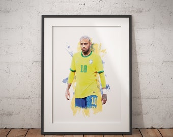 Neymar - Brazil - Poster - Print