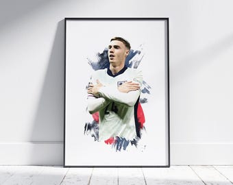 Cole Palmer - England - Football Poster - Football Print