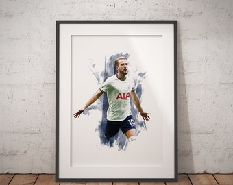 Harry Kane - Football Poster - Football Print