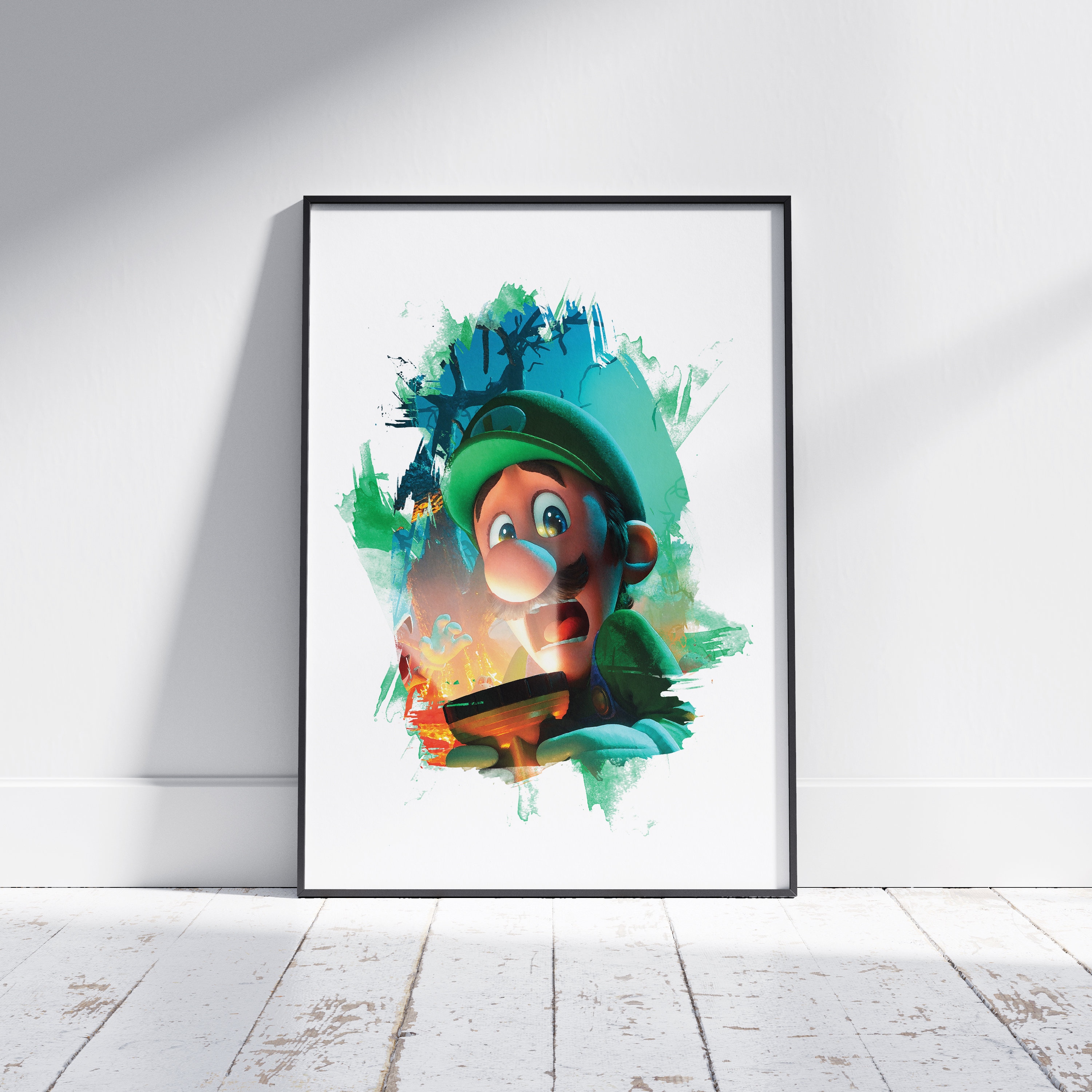 Luigi - Super Mario Bros Movie - Poster - Print