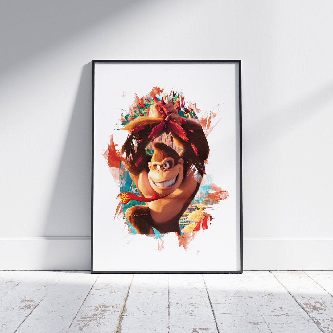 Donkey Kong - Super Mario Bros Movie - Poster - Print - Etsy