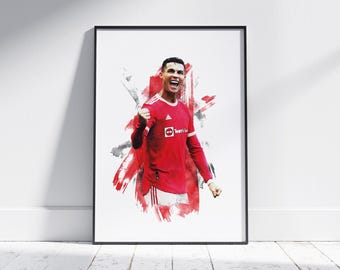Cristiano Ronaldo - Legend - Football Poster - Football Print