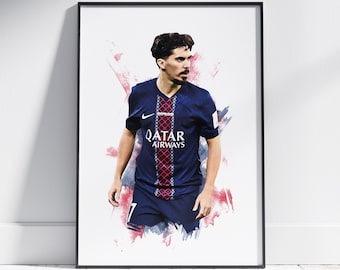 Vitinha - 2025/26 - Football Poster - Football Print