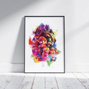 Super Mario Bros Film - Poster - Druck