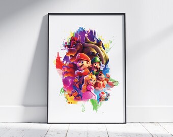 Super Mario Bros Movie - Poster - Print