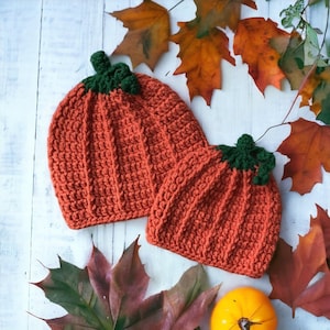 Crochet Pumpkin Hat: Autumn Baby, Toddler, and Adult Sizes