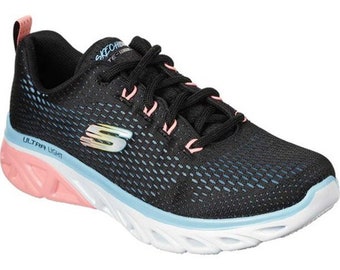 Skechers Negro Zapatos Air Memory Foam Mujer Glide Step - Etsy México